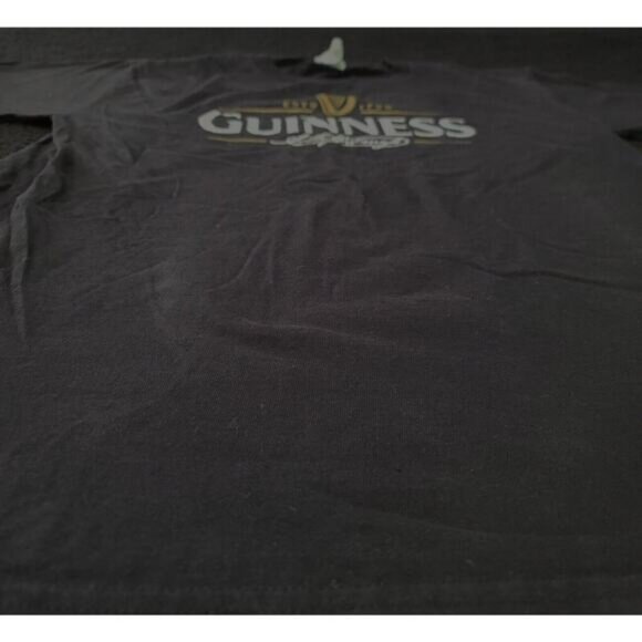 Delta Pro Weight Mens T-Shirt Black Size Medium Cotton Pullover Short Sleeve - Picture 9 of 12